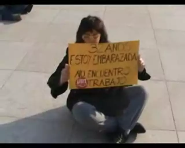 Burgos: Flashmob contro la precarietà giovanile
