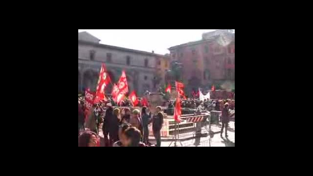 Primo sciopero europeo della CGIL a Firenze.14 novembre 2012.