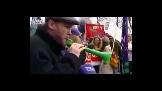 26 marzo 2011 Londra: inglesi in piazza contro i tagli del governo