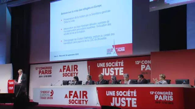 ETUC Congress Day 2: refugees and the European labour market