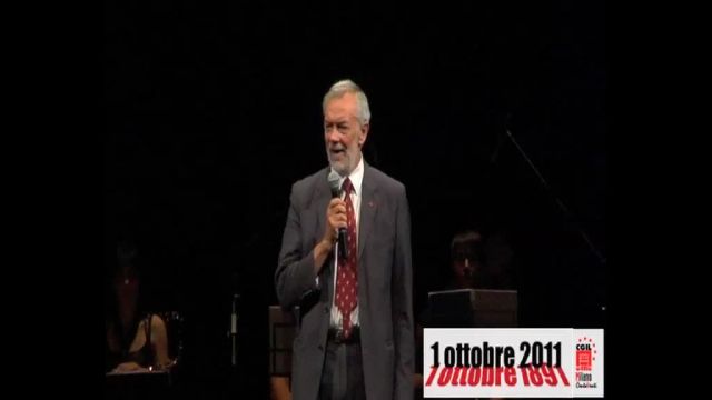 120 Anni della Camera del  Lavoro di Milano - 1 Ottobre 2011 - Piccolo Teatro: Carlo Ghezzi