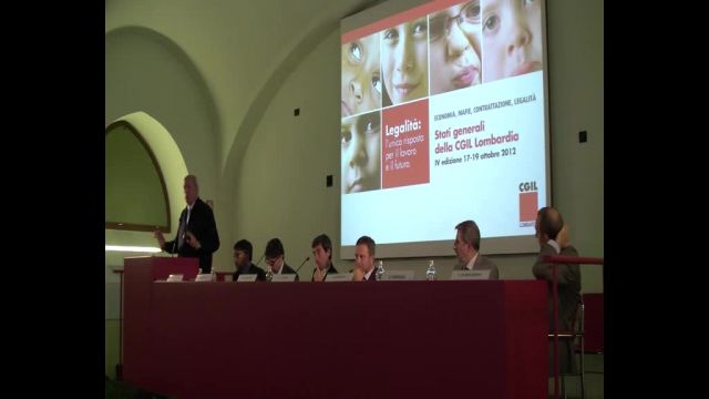 Renato Losio - Stati Generali CGIL Lombardia 17-19 ottobre 2012