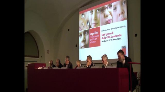 Giacinto Botti - Stati Generali CGIL Lombardia 17-19 ottobre 2012