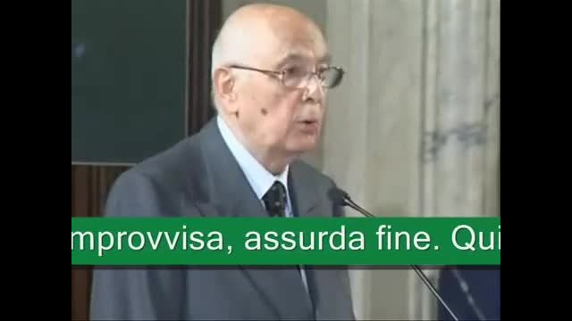 11 maggio 2009. Napolitano: Pinelli innocente