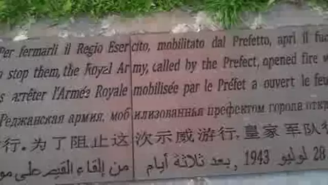 Reggio Emilia, il monumento agli operai pacifisti uccisi nel 1943
