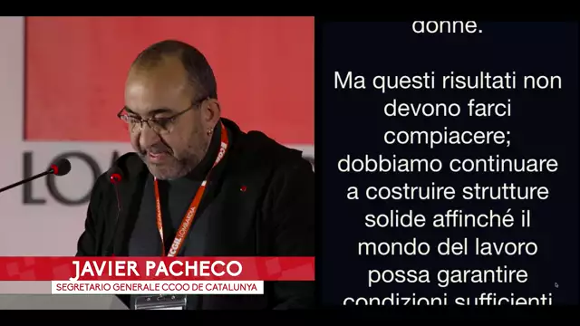 Javier Pacheco, CC. OO. de Catalunya