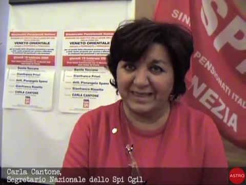 Lo Spi a San Donà di Piave contro le politiche del Governo