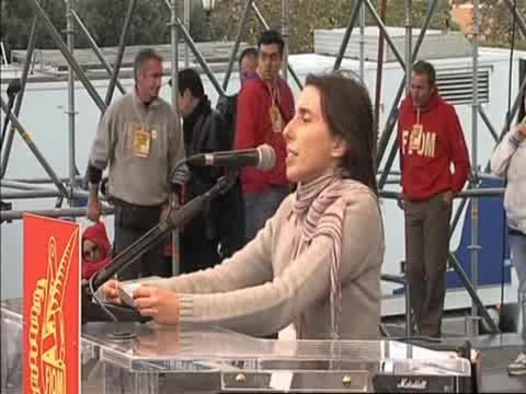 Intervento di Simona Savini alla Manifestazione Fiom del 16 ottobre 2010