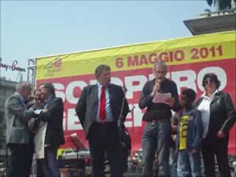 6 Maggio 2011, Milano. Sciopero generale CGIL. Intervento di P. Corsini