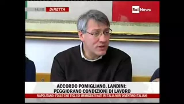 Maurizio Landini sulla decisione Fiat 22 novembre 2011 (1.a parte)
