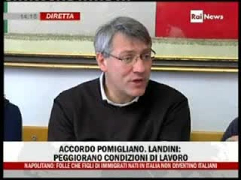 Maurizio Landini sulla decisione Fiat 22 novembre 2011 (1.a parte)