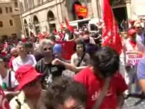 28/06/13 - Manifestazione Fiom: Fiat, Autobus e Movimento terra