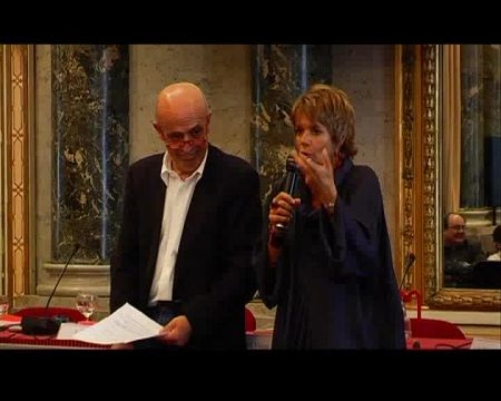 Lella Costa e Roberto Del Favero al convegno Quo vadis baby? (Milano, 6.6.2008)/2