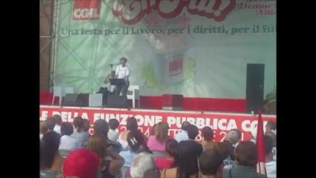 Festa FP CGIL Nazionale 2011. Dall'intervento di Rossana Dettori, Segr. Gen. Funzione Pubblica CGIL