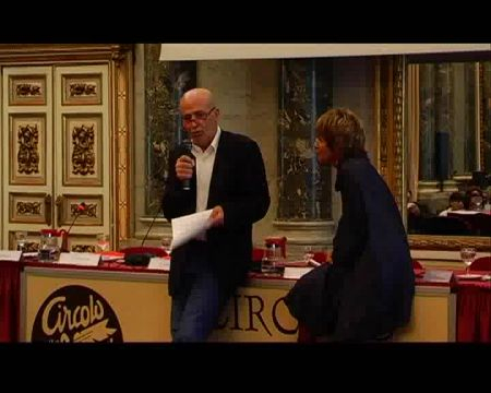 Lella Costa e Roberto Del Favero intervengono al convegno Quo vadis baby? (Milano, 6.6.2008)/1