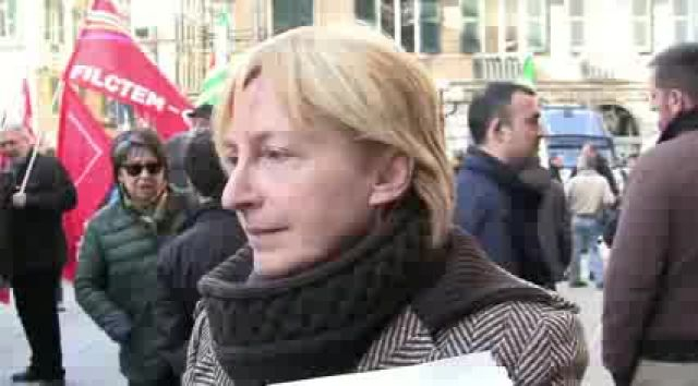A Rischio 10 mila Lavoratori in Liguria. La Manifestazione Cgil Cisl Uil a Genova