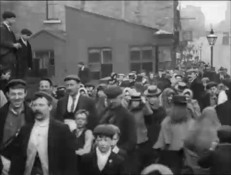 Messrs Lumb and Co Leaving the Works, Huddersfield (1900)
