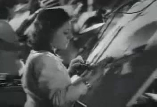 Women at work in German armaments plant (Mar 1943)