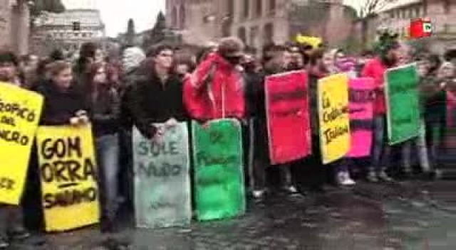 Roma, gli studenti contro la riforma dell'università