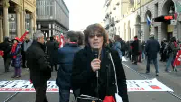 Torino: Partenza della Marcia sul Lavoro