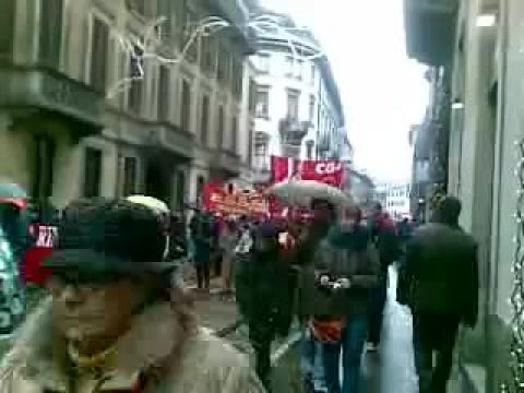 Milano: Sciopero Generale 12 Dicembre 2008