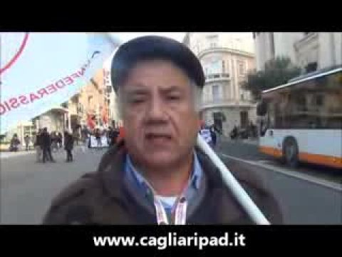 Corteo Cgil, Uil e Css a Cagliari, oltre 2000 persone in piazza