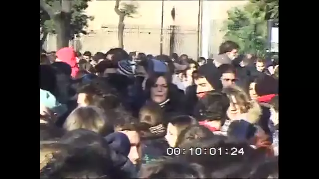 Manifestazione anti Stati Generali della scuola - Roma, dicembre 2001