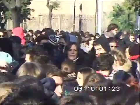Manifestazione anti Stati Generali della scuola - Roma, dicembre 2001