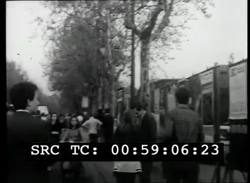 Corteo studenti - Torino, 24 aprile 1968
