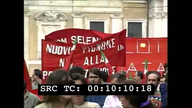Manifestazione nazionale CGIL CISL UIL contro la manovra del governo Amato - Roma, 2 ottobre 1992