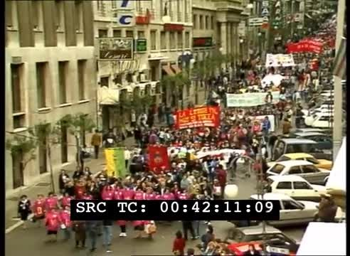Manifestazione a favore della legge 194 - Roma, 15 aprile 1989